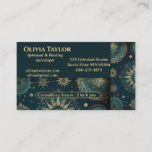 Spirituele en genezende astroloog Celestial Occult Visitekaartje (Voorkant)