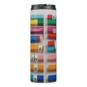 Spirituele en kosmische connotatie thermosbeker (Achterkant)