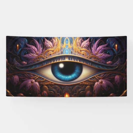 Spirituele Energie Heiler Reiki vinyl banner (Horizontaal)