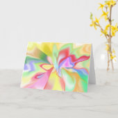 Spirituele energie kleuren metafysisch Wenskaart Kaart (Gele Bloem)