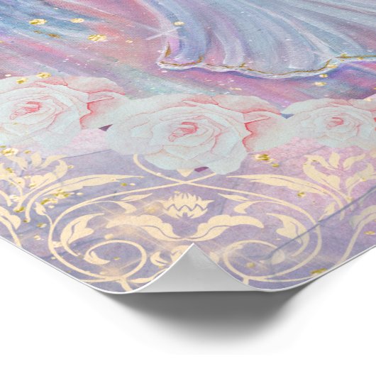 Spirituele engel of licht hevig door Renee Lavoie Poster (Hoek)