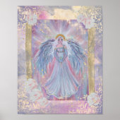 Spirituele engel of licht hevig door Renee Lavoie Poster (Voorkant)