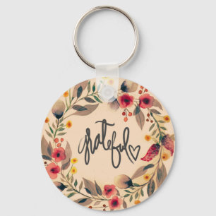 Spirituele 'Faith Love Hope Art' Sleutelhanger