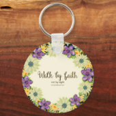 Spirituele 'Faith Love Hope Art' Sleutelhanger (Voorkant)