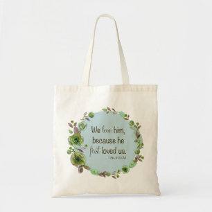 Spirituele 'Faith Love Hope Art' Tote Bag