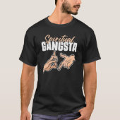 Spirituele Gangsta Namaste Yoga Practioner Gangste T-shirt (Voorkant)
