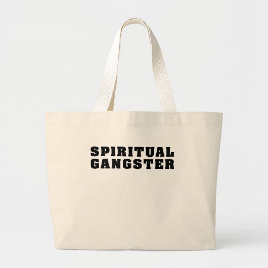 Spirituele Gangster Grote Tote Bag (Voorkant)