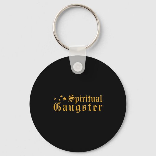 Spirituele gangster spiritualiteit thema sleutelhanger (Voorkant)
