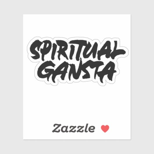 Spirituele Gansta Sticker (Vel)
