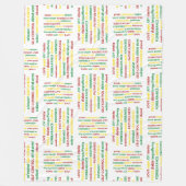 SPIRITUELE GAVEN van de Christelijke bijbel Fleece Deken (Voorkant)