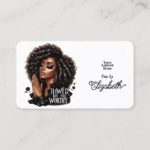 Spirituele "gebrekkig maar nog steeds waardig" kap visitekaartje (Voorkant)