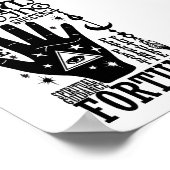 Spirituele geleiding voor handpalmlezers poster (Hoek)