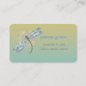 Spirituele genezing met Waterverf libel Visitekaartje (Voorkant)