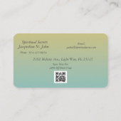 Spirituele genezing met Waterverf libel Visitekaartje (Achterkant)