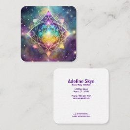 Spirituele genezing vierkante visitekaartje