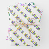 Spirituele God is liefde, geloof en verbijsterd Inpakpapier Vel (In situ)