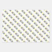 Spirituele God is liefde, geloof en verbijsterd Inpakpapier Vel (Voorkant)