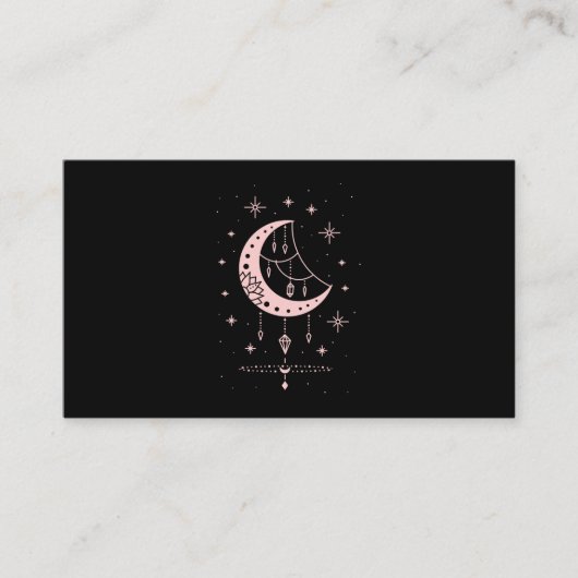Spirituele Gothic van Pastel Moon Kawaii Visitekaartje (Voorkant)