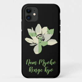 Spirituele Groene Lotus Bloem Nam Myoho Renge Kyo Case-Mate iPhone Case