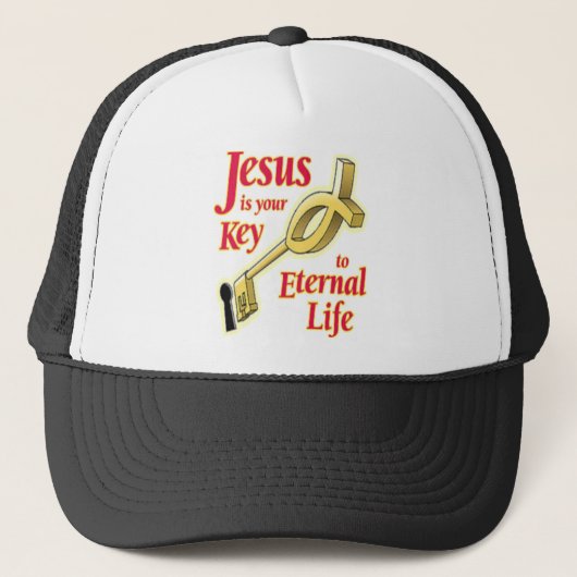 Spirituele groeten trucker pet (Voorkant)
