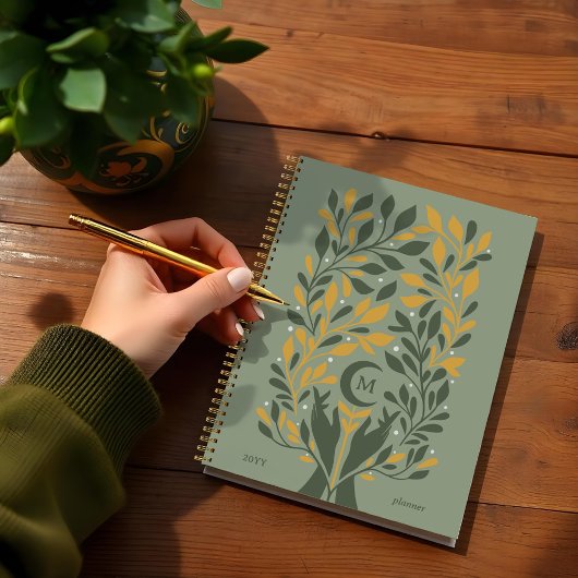 Spirituele Handen Hemelmaan Monogram Planner