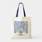 Spirituele Handen Hemelmaan Monogram Tote Bag (Achterkant)