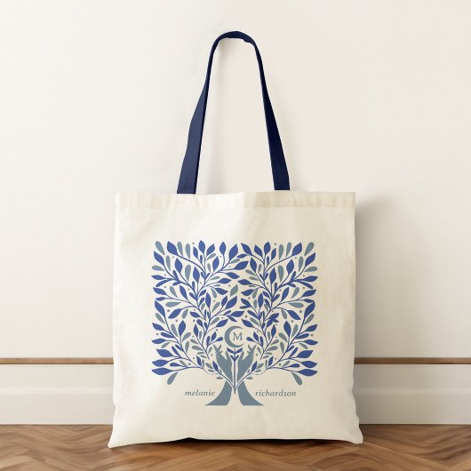 Spirituele Handen Hemelmaan Monogram Tote Bag
