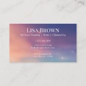 Spirituele Healing Stones Reiki Channeling Visitekaartje (Achterkant)