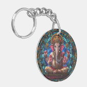 Spirituele Hindoe Godheid Sleutelhanger Religieuze (Voorkant Links)