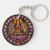 Spirituele Hindoe Godheid Sleutelhanger Religieuze (Achterkant)