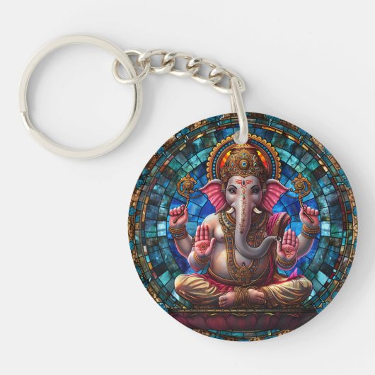 Spirituele Hindoe Godheid Sleutelhanger Religieuze (Voorkant)
