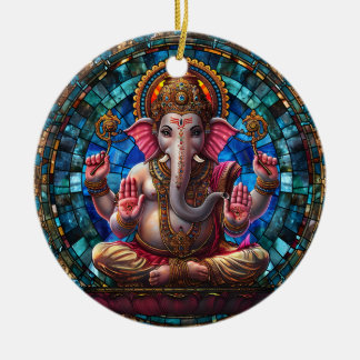 Spirituele Hindoe Godheid Sleutelhanger Religieuze Keramisch Ornament