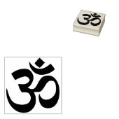 spirituele hindoe - kunststempel rubberstempel (Gestempeld)