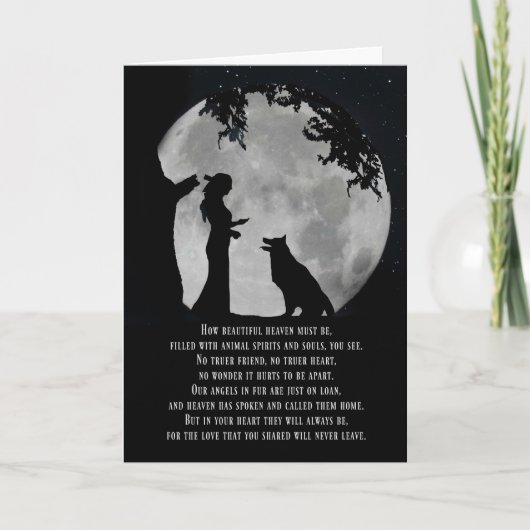 Spirituele hondensympathie kaart (Voorkant)