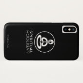 Spirituele hooligan klassieke telefoontas zwart Case-Mate iPhone case (Achterkant (horizontaal))