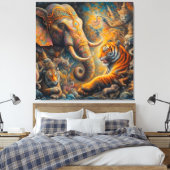 spirituele illustraties canvas afdruk (Insitu (Slaapkamer))