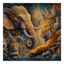 spirituele illustraties perfect poster