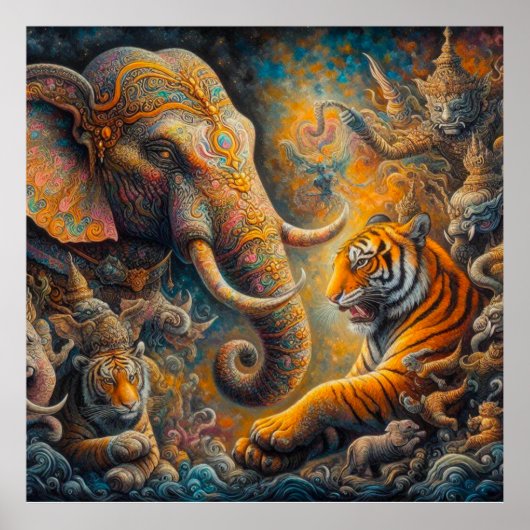 spirituele illustraties poster (Voorkant)