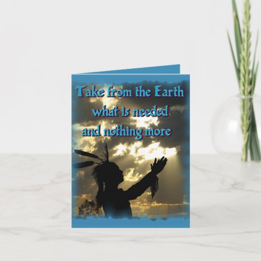 Spirituele Indisch Kaart (Voorkant)