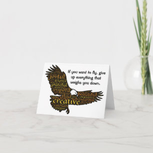 Spirituele Inspirerend Quote Gezegde Groet Kaart