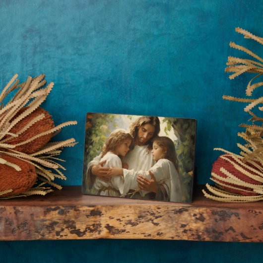 Spirituele Jesus Plaque Fotoplaat (Zijkant)