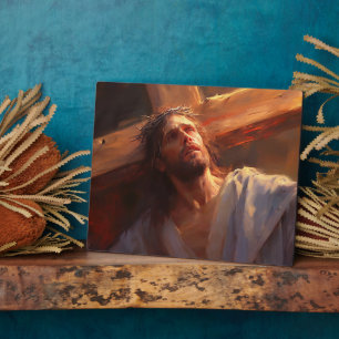 Spirituele Jesus Plaque Fotoplaat