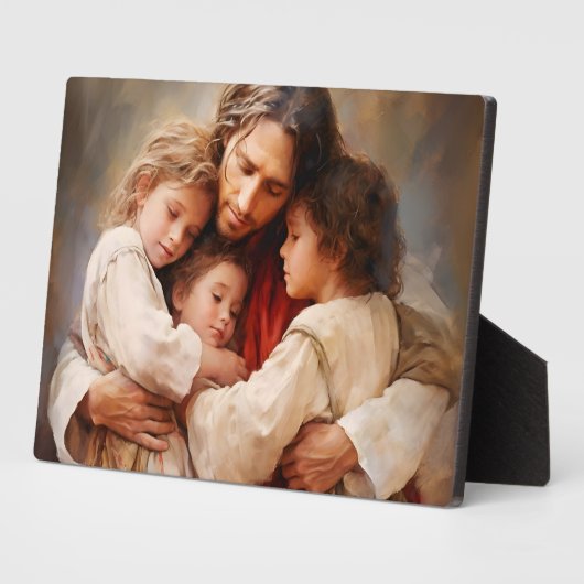 Spirituele Jesus Plaque Fotoplaat (Zijkant)