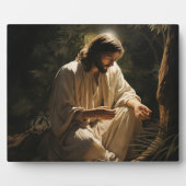 Spirituele Jesus Plaque Fotoplaat (Voorkant)