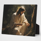 Spirituele Jesus Plaque Fotoplaat (Zijkant)