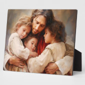 Spirituele Jesus Plaque Fotoplaat (Zijkant)