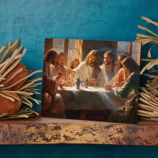 Spirituele Jesus Plaque Fotoplaat (Zijkant)