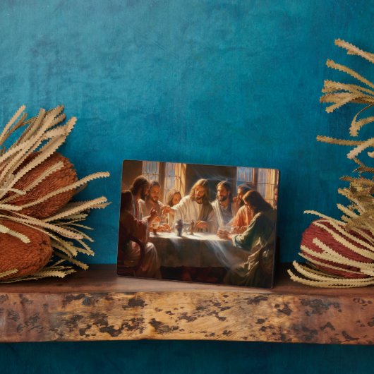 Spirituele Jesus Plaque Fotoplaat (Zijkant)