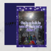 spirituele kerstkaart (Voorkant / Achterkant)