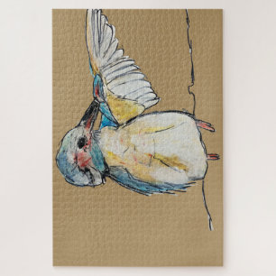 Spirituele Kingfisher puzzel van Molly Magdalain Legpuzzel